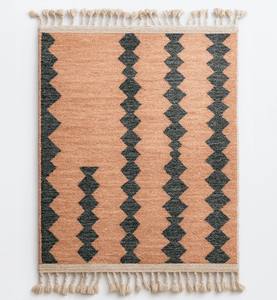 Venta al por mayor Vintage decoración Beige color hecho a mano de las montañas de Beni ourain alfombra Vintage alfombras marroquíes - Product Image 6