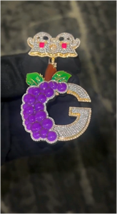 Pendentif G personnalisé serti de pierres, chaîne en moissanite VVS, tendance, best-seller, vente flash, hip-hop, bling, luxe, OEM - Product Image 3