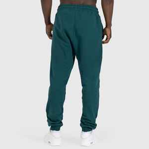 Pantalons pour hommes en molleton de coton de haute qualité 350 g/m², pantalons unis personnalisés avec poche, grandes tailles. - Product Image 5