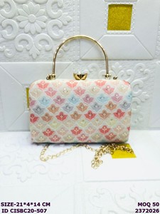 Premium Women Clutch Handbags with <b>Sequin</b> Embroidery, Luxury Evening <b>Bags</b> for Wedding Party and Festive Occasions Bulk Supplier - Product Image 2