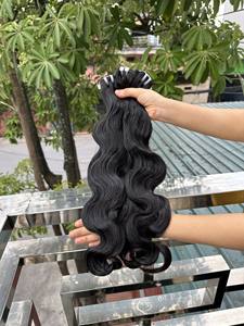Paquets vietnamiens de vague de corps de cheveux humains couleur naturelle de prix de gros pour la femme noire - Product Image 2