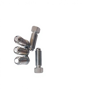 High Quality Stainless Steel CNC Machined CNG Blind Plug M12x40mm for Drilling Applications - Product Image 1