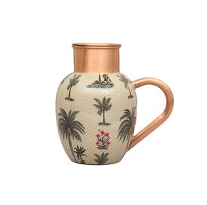 Pichet à eau en acier inoxydable et imprimé, pichet à eau de qualité supérieure, forme personnalisée et taille Simple - Product Image 1