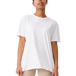 เสื้อยืดผ้าฝ้าย100% สำหรับผู้หญิง,เสื้อยืดไม่มีลายคุณภาพสูงเสื้อยืดขนาดใหญ่น้ำหนักเบาเสื้อยืดพิมพ์ลายแบบกำหนดเอง - Product Image 1