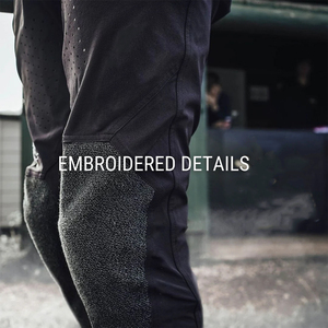 Pantalon de VTT personnalisé pour adultes, design sur mesure, polyester et coton, pour course hors route MX et trail. - Product Image 4