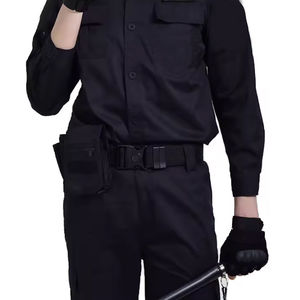 Uniformes de Seguridad para Hombre en Color Sólido Personalizados / Uniformes de Guardia de Alta Calidad en Poliéster/Algodón con Diseño Personalizable - Product Image 5