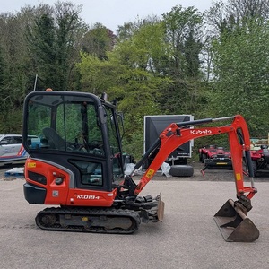 Mini-excavatrice Kubota KX018-4, 1 tonne, excavatrice hydraulique sur chenilles, petite excavatrice compacte pour la construction et l'agriculture - Product Image 3