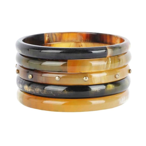 Ensemble de bracelets en corne, polis, écologiques, HF CRAFTS - Product Image 5