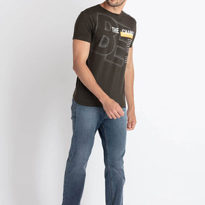 Designer Mixed Emotion Men's Streetwear Heavyweight 100% Cotton Retro <b>Graffiti</b> Print Loose Short Sleeve <b>T</b>-<b>shirt</b> with Diamonds - Product Image 4
