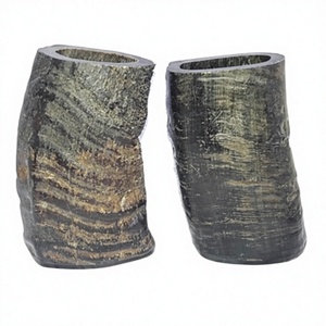 High Quality Organic Material Carved Eco-Friendly Natural Shape Drinking Glasses Set Water Beer Tea Coffee Animal Style Buffalo - Product Image 3