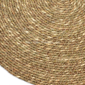 Best Selling Seagrass Braided Placemat Natural Woven <b>Table</b> <b>Mat</b> for Restaurant Dining OEM Export Supplier - Product Image 3
