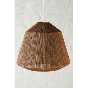 Lampe suspendue en jute tissée à la main, style bohème, en fibres naturelles, pour salle à manger, cuisine, restaurant et terrasse couverte - Product Image 3