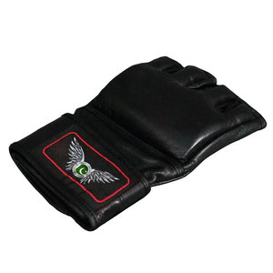ถุงมือฝึกซ้อม MMA ระดับพรีเมียม สำหรับการฝึกซ้อมและการต่อสู้แบบ Grappling ถุงมือ MMA แบบนิ้วเปิด พร้อมสายรัดข้อมือปรับได้ - Product Image 6