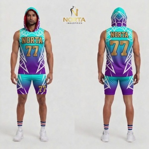 Tenues de football 7v7 par sublimation pour adultes et jeunes – Ensemble complet maillots, shorts, chaussettes – Kit d'équipe respirant de haute qualité – Fournisseur en gros - Product Image 3
