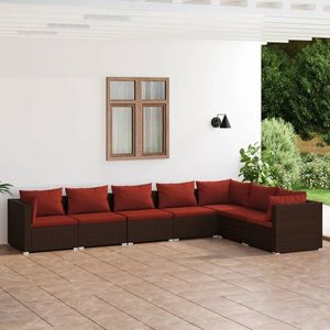 Set Lounge da Giardino Marrone - Product Image 1