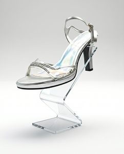 Strong for Clear Acrylic Shoe <b>Stand</b> Eco-friendly Customizable for Artfulcosmos 5x5x3cm Polished Surface for Sneakers Display - Product Image 5