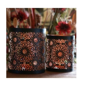 Frascos de latón vacíos con acabado cepillado personalizados, los más vendidos, recipientes votivos redondos únicos - Product Image 1