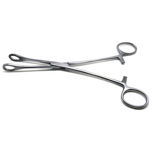 Pinzas para Aplicación de Esponjas y Apósitos Quirúrgicos, Acero Inoxidable, Punta Serrada, Instrumento Médico, Proveedor de Equipos Hospitalarios - Product Image 2