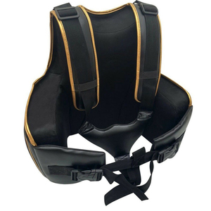 Protection de poitrine de qualité supérieure pour l'entraînement de MMA et de boxe, protection intégrale de la poitrine, équipement de protection absorbant les chocs avec sangles réglables - Product Image 4