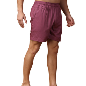 Shorts décontractés pour hommes, couleur unie, en coton, shorts d'été confortables, à porter tous les jours, légers, shorts tendance, vente en gros OEM - Product Image 4