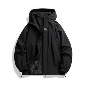 New Style Windbreaker Men's Lightweight Spring Autumn Jacket Waterproof <b>Coat</b> Long Outdoor Custom Printed Logo Custom Windbreaker - Product Image 6