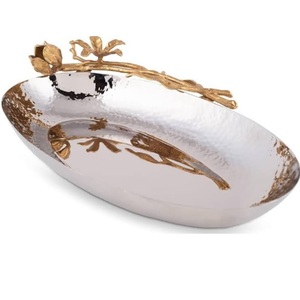 Utensilios de Cocina, Servidor de Café, Bandeja para Café con Acabado en Níquel, Bandeja Metálica de Servicio con Diseño Atractivo, Gran Venta - Product Image 1