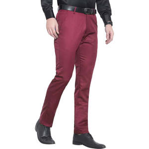 Pantalon de ville pour homme, élégant et tendance, idéal pour les événements nocturnes, offre un tissu confortable et respirant - Product Image 1