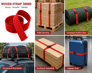 <b>Backpack</b> Manufacturing PP <b>Strap</b> Webbing 38mm Excellent Abrasion Resistance for Outdoor Equipment Custom Printing Service - Product Image 3