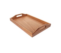 Plateau de service en bois décoratif à motifs artistiques, fait main, bois naturel de qualité supérieure, qualité commerciale, durable, respectueux de l'environnement, EPCH