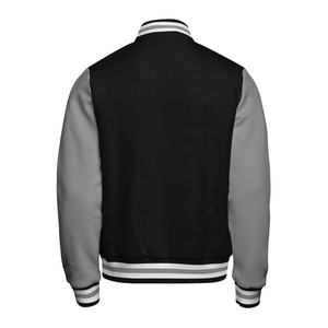 Vestes universitaires personnalisées de haute qualité pour hommes hiver couleur unie à capuche Bomber support poche broderie plaine Design décoration - Product Image 3
