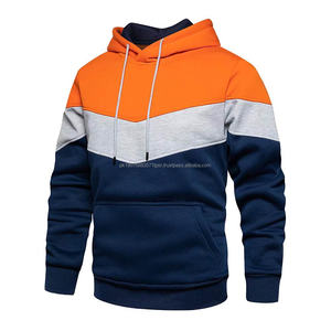 Sudadera con Capucha para Hombre 2026, Diseño de Parches, Ropa Casual, Holgada, de Forro Polar Cálido, Estilo Urbano, Moda Masculina, Otoño Invierno - Product Image 3