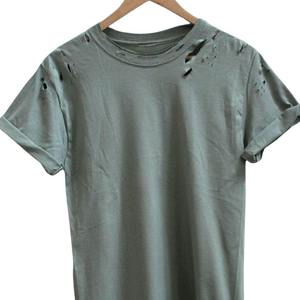เสื้อยืดโฆษณาแบบเรียบพร้อมโลโก้สั่งทำสำหรับผู้ชายทรงหลวม ผลิตโดยผู้ผลิตระดับพรีเมียม ขายส่ง - Product Image 2