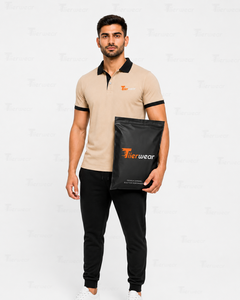 Chemises polo slim fit pour homme, manches courtes, col classique, haut de gamme, pour le bureau, les affaires, les loisirs, les voyages, le golf, t-shirts d'été - Product Image 2