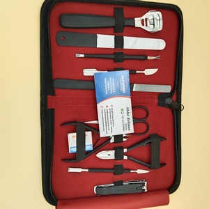 Sustainable Stainless Steel Nail Care Kit Manicure & <b>Pedicure</b> Cutter Set with Cuticle <b>Tool</b> - Product Image 6