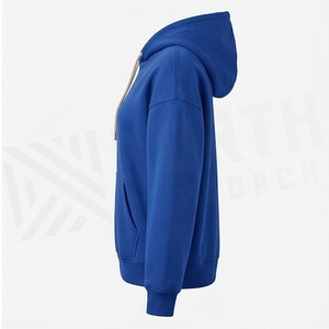 เสื้อฮู้ดซิปครึ่งตัวทรงโอเวอร์ไซส์ สีสันปรับแต่งได้ ผ้าฟลีซ แขนยาว แฟชั่นทันสมัย เสื้อคลุมสวมหัว ชุดฤดูใบไม้ร่วง ออกแบบเองได้ - Product Image 3