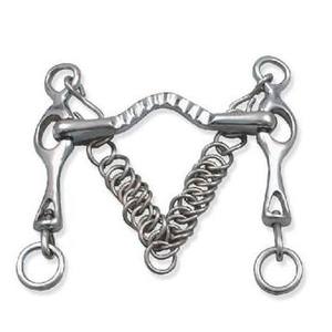 Bocado Pelham de Acero Inoxidable de Alta Resistencia para Entrenamiento de Caballos, Bocado de Doble Control con Boquilla Lisa y Duradera - Product Image 1