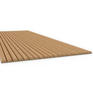 Panneaux muraux 3D en bois massif minimalistes, rayés, modernes, décoratifs pour la maison, le bureau, décoration murale, panneaux muraux 3D en bois - Product Image 1