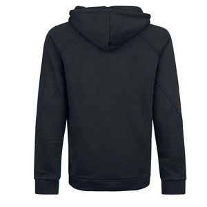 Sudadera con Capucha Personalizada para Hombre, 400g, Mezcla de Poliéster/Algodón Transpirable, Corte Regular, Color Negro Sólido, Estilo Casual, Deportivo, Hip Hop, Urbano - Product Image 2