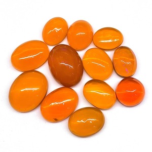Opale Orange Naturelle, Cabochon de Coupe Ovale 7mm 11mm, Pierre d'Opale Orange, Pierres Précieuses en Vrac, Prix de Gros, Lot en Gros pour la Fabrication de Bijoux - Product Image 6