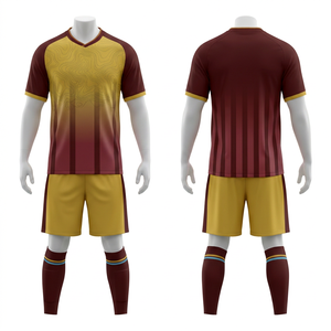 Team Soccer Kit Full Sublimation Breathable Fabric Uniform | <b>Men</b> Women Adult Sizes | Short Front Lightweight Quick Dry - Product Image 4