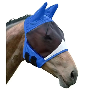Premium Quality Adjustable Horse <b>Fly</b> <b>Mask</b> Soft Breathable Mesh Ears Protection Durable Customizable - Product Image 6
