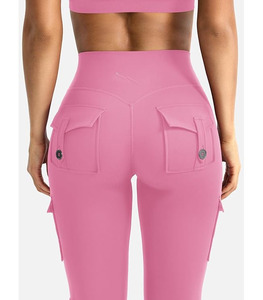 2025 New Arrival Women's Yoga <b>Leggings</b> Elastic Waist Casual Breathable Quick Dry Gym Workout Wear Customized Color Logo High - Product Image 3