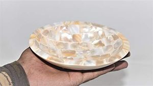 ชามไม้ถูพื้นทำจากไม้สำหรับเสิร์ฟพร้อมดีไซน์ลายแม่ของไข่มุก - Product Image 2