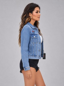 Gilet en jean décontracté pour femme, boutonné, sans manches, avec poches à rabat sur la poitrine, idéal pour les voyages en plein air et le quotidien - Product Image 6