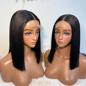 Alpha Hair A1010 100% Natural Unprocessed Bone Straight <b>Braid</b> Beauty Vietnamese Remy Hair <b>Wigs</b> Lace Front Machine Double Weft - Product Image 1