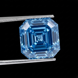 Fabricante de Diamantes Cultivados en Laboratorio, Diamante Azul Fantasía Asscher de 3.5CT, VS2, Certificado IGI, CVD, Corte Excelente 3EX, para Compradores Internacionales de Diamantes - Product Image 2
