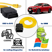 Cable de Diagnóstico y Codificación E-SYS ENET OBD a RJ45 para Automóvil, Teléfono Móvil y Computadora con Conductor de Cobre Puro