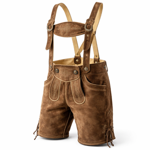 Lederhosen de Piel de Ciervo Personalizados al por Mayor para Hombre y Mujer - Servicio OEM con Logotipo y Etiquetas Personalizados, Lederhosen de Alta Calidad - Product Image 3
