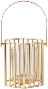 Porte-bougie en fil de fer pour décoration de table, support à bougie décoratif en métal pour centres de table de Noël et de mariage - Product Image 2