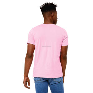 Camiseta de Cuello Redondo para Hombre, 100% Algodón, Corte Regular, Tinte Liso, Manga Corta, Cómoda, Ligera, para Uso Diario Informal - Product Image 3